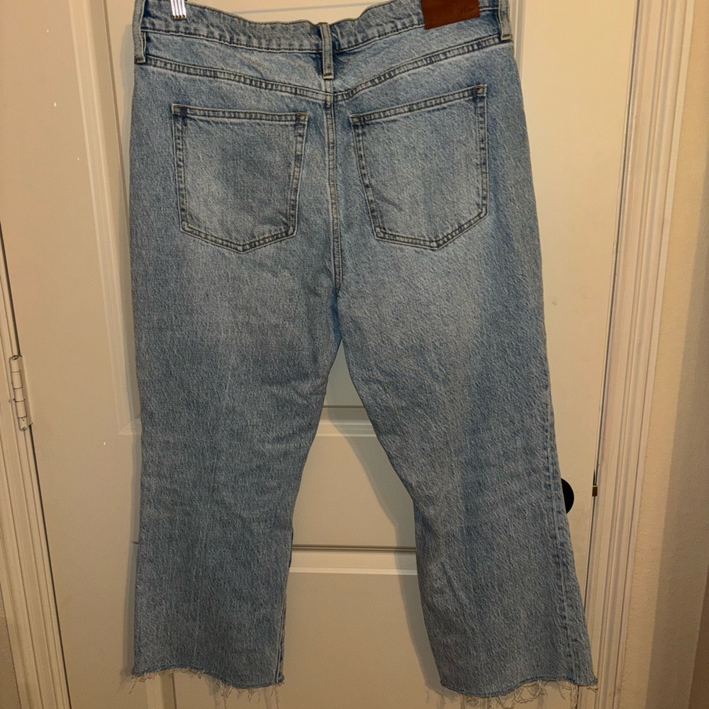 Full Length Demi Boot J Crew Blue Denim Jeans - Picture 4 of 5